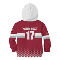 Custom Latvia Ice Hockey Champions Kid Hoodie Come on Latvija Red style