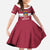 Custom Latvia Ice Hockey Champions Kid Short Sleeve Dress Come on Latvija Red style