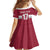 Custom Latvia Ice Hockey Champions Kid Short Sleeve Dress Come on Latvija Red style