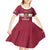 Custom Latvia Ice Hockey Champions Kid Short Sleeve Dress Come on Latvija Red style