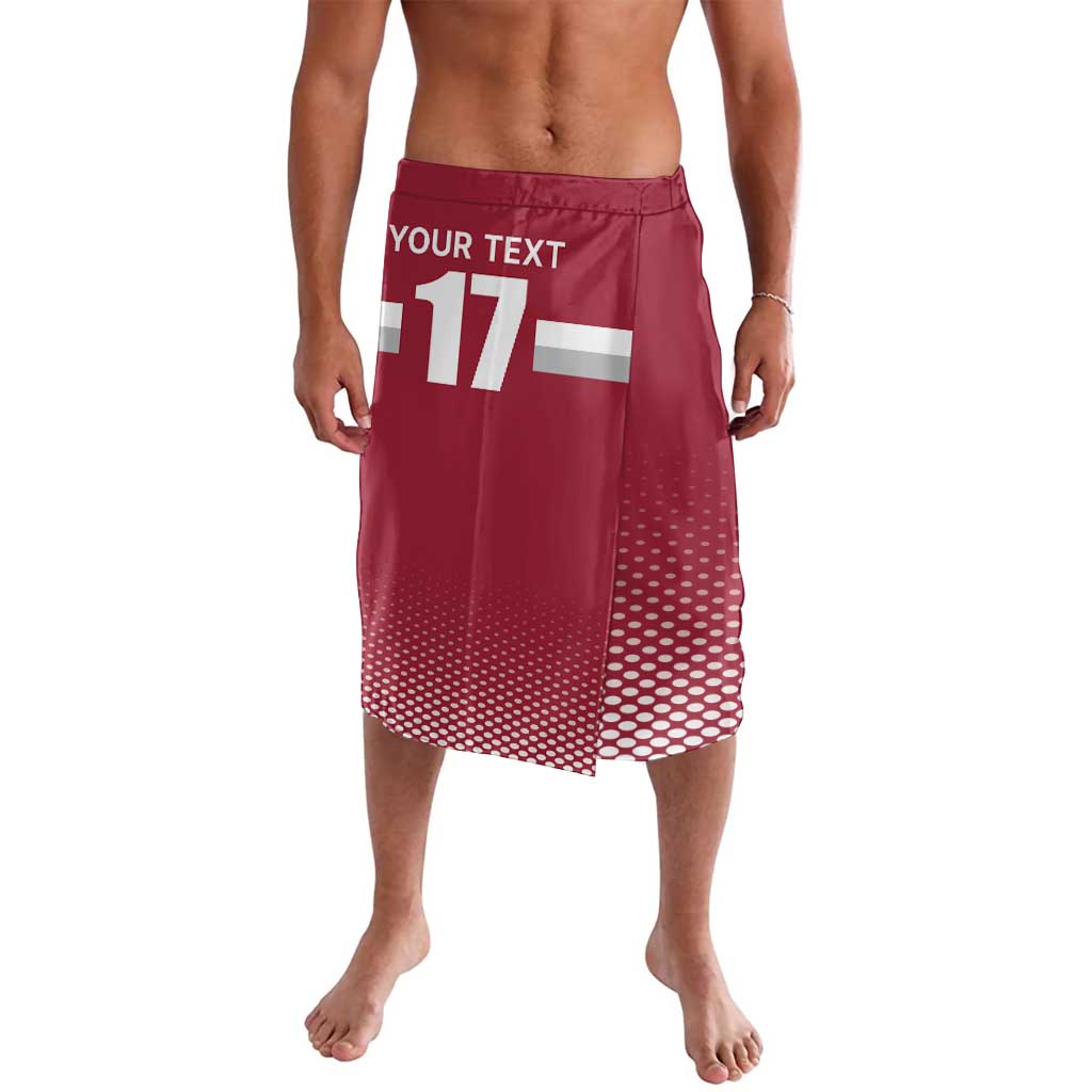 Custom Latvia Ice Hockey Champions Lavalava Come on Latvija Red style