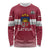 Custom Latvia Ice Hockey Champions Long Sleeve Shirt Come on Latvija Red style