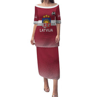 Custom Latvia Ice Hockey Champions Puletasi Come on Latvija Red style