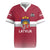 Custom Latvia Ice Hockey Champions Rugby Jersey Come on Latvija Red style