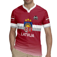 Custom Latvia Ice Hockey Champions Rugby Jersey Come on Latvija Red style