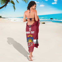 Custom Latvia Ice Hockey Champions Sarong Come on Latvija Red style