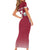 Custom Latvia Ice Hockey Champions Short Sleeve Bodycon Dress Come on Latvija Red style