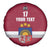 Custom Latvia Ice Hockey Champions Spare Tire Cover Come on Latvija Red style