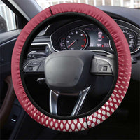 Latvia Ice Hockey Champions Steering Wheel Cover Come on Latvija Red style