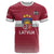 Custom Latvia Ice Hockey Champions T Shirt Come on Latvija Red style
