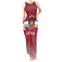 Custom Latvia Ice Hockey Champions Tank Maxi Dress Come on Latvija Red style