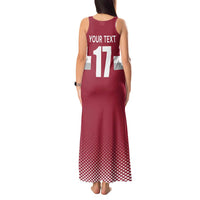 Custom Latvia Ice Hockey Champions Tank Maxi Dress Come on Latvija Red style
