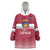 Custom Latvia Ice Hockey Champions Wearable Blanket Hoodie Come on Latvija Red style