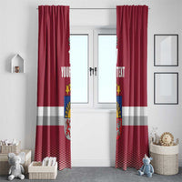 Custom Latvia Ice Hockey Champions Window Curtain Come on Latvija Red style