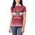 Custom Latvia Ice Hockey Champions Women Polo Shirt Come on Latvija Red style