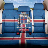 Iceland Icelandic National Day Back Car Seat Cover Happy 81th Anniversary