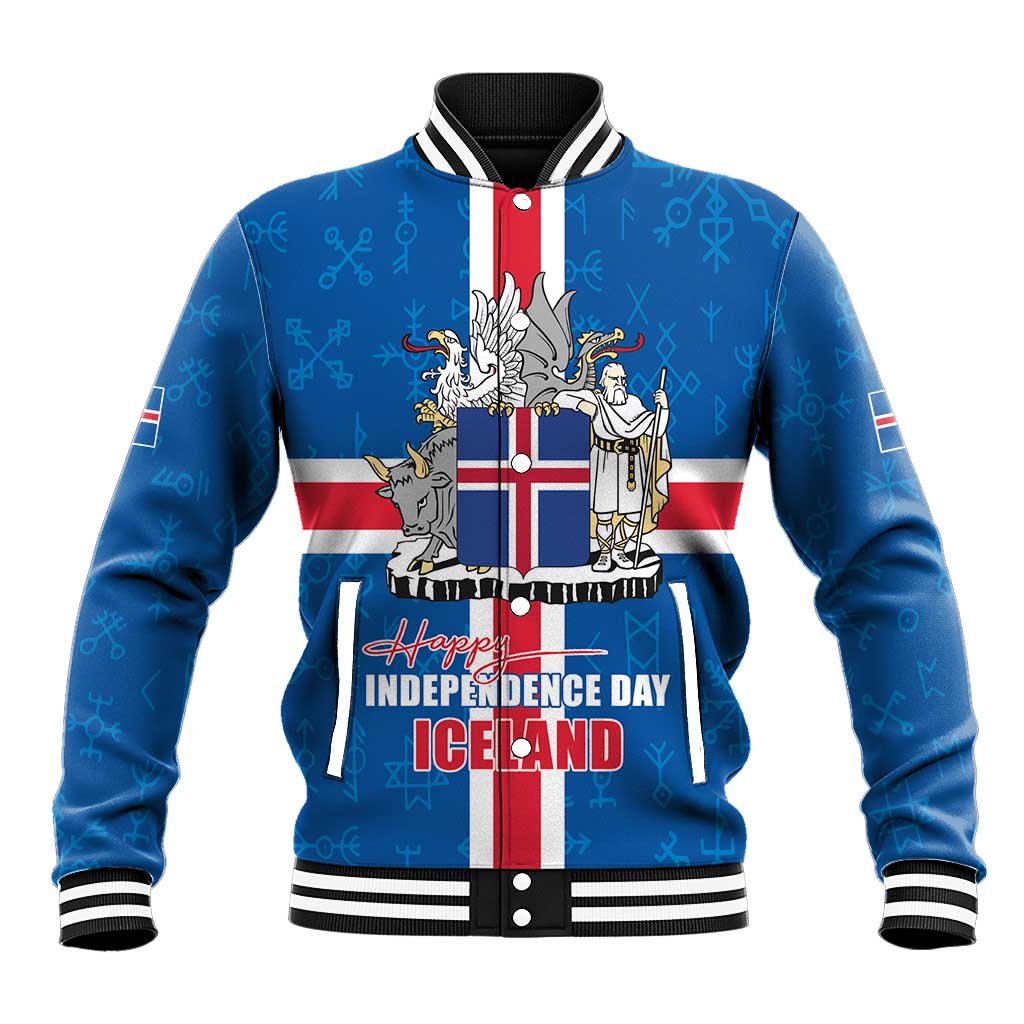 Iceland Icelandic National Day Baseball Jacket Happy 81th Anniversary