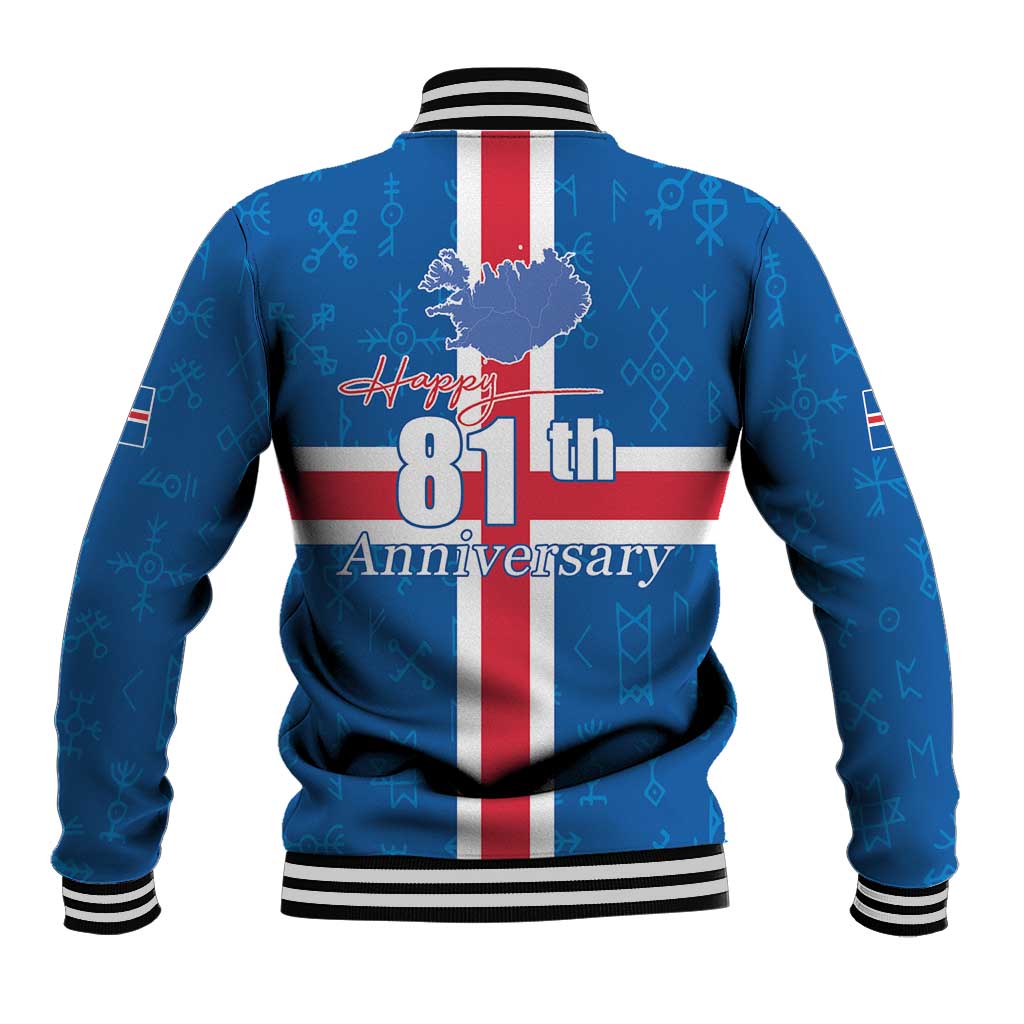 Iceland Icelandic National Day Baseball Jacket Happy 81th Anniversary