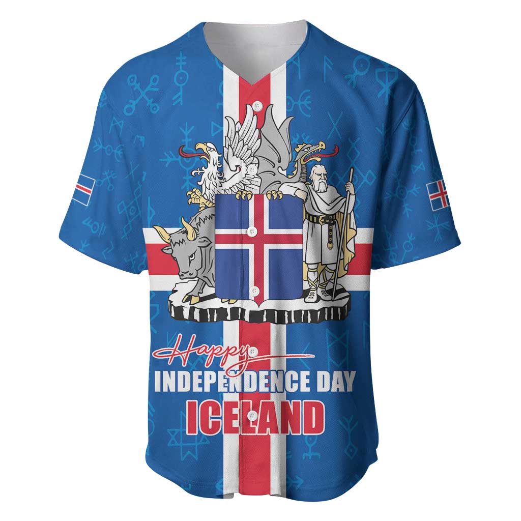 Iceland Icelandic National Day Baseball Jersey Happy 81th Anniversary