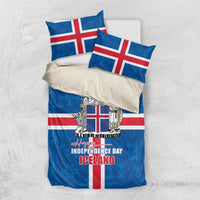 Iceland Icelandic National Day Bedding Set Happy 81th Anniversary