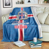 Iceland Icelandic National Day Blanket Happy 81th Anniversary