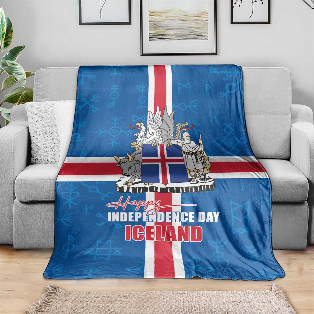 Iceland Icelandic National Day Blanket Happy 81th Anniversary