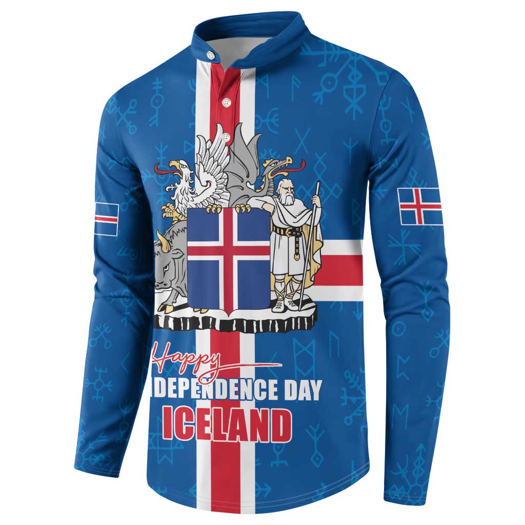 Iceland Icelandic National Day Button Sweatshirt Happy 81th Anniversary