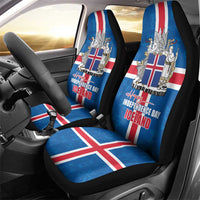 Iceland Icelandic National Day Car Seat Cover Happy 81th Anniversary
