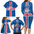 Iceland Icelandic National Day Family Matching Long Sleeve Bodycon Dress and Hawaiian Shirt Happy 81th Anniversary