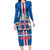 Iceland Icelandic National Day Family Matching Long Sleeve Bodycon Dress and Hawaiian Shirt Happy 81th Anniversary