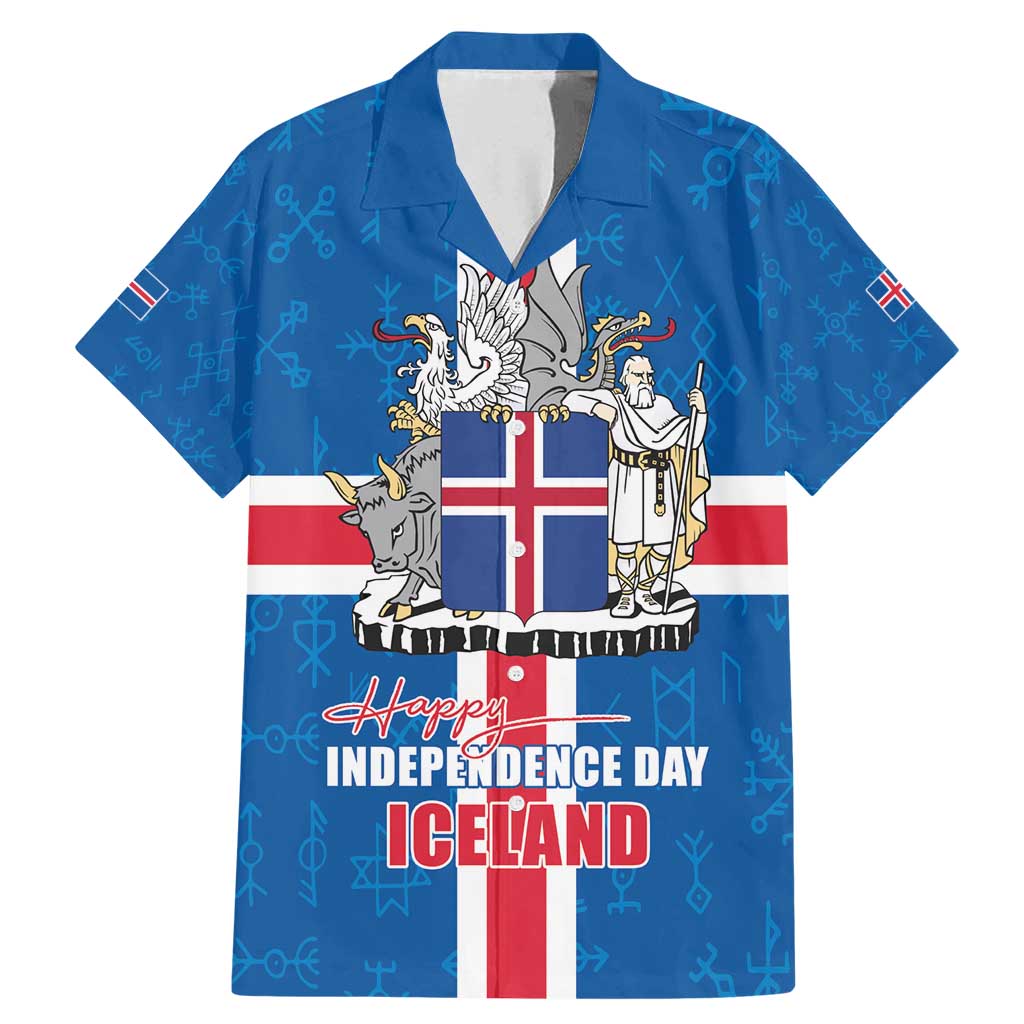Iceland Icelandic National Day Family Matching Mermaid Dress and Hawaiian Shirt Happy 81th Anniversary