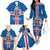 Iceland Icelandic National Day Family Matching Off The Shoulder Long Sleeve Dress and Hawaiian Shirt Happy 81th Anniversary