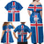 Iceland Icelandic National Day Family Matching Off Shoulder Maxi Dress and Hawaiian Shirt Happy 81th Anniversary