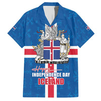 Iceland Icelandic National Day Family Matching Short Sleeve Bodycon Dress and Hawaiian Shirt Happy 81th Anniversary