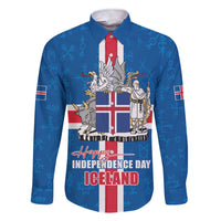 Iceland Icelandic National Day Family Matching Short Sleeve Bodycon Dress and Hawaiian Shirt Happy 81th Anniversary