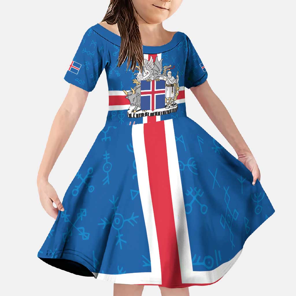 Iceland Icelandic National Day Family Matching Summer Maxi Dress and Hawaiian Shirt Happy 81th Anniversary