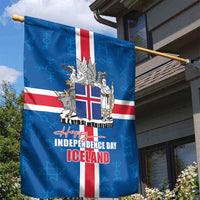 Iceland Icelandic National Day Garden Flag Happy 81th Anniversary