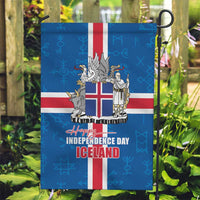 Iceland Icelandic National Day Garden Flag Happy 81th Anniversary