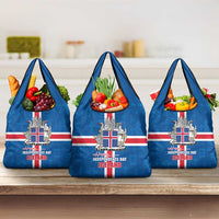 Iceland Icelandic National Day Grocery Bag Happy 81th Anniversary