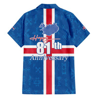 Iceland Icelandic National Day Hawaiian Shirt Happy 81th Anniversary