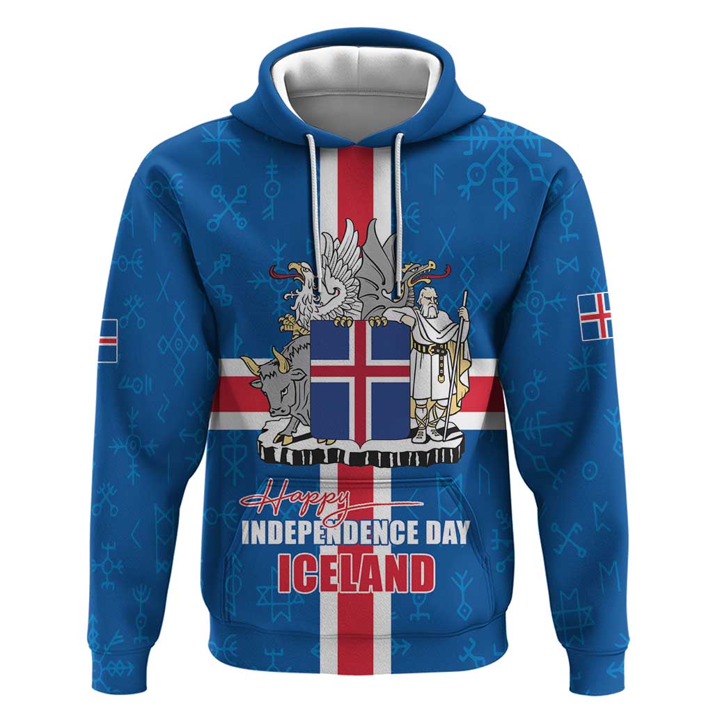 Iceland Icelandic National Day Hoodie Happy 81th Anniversary