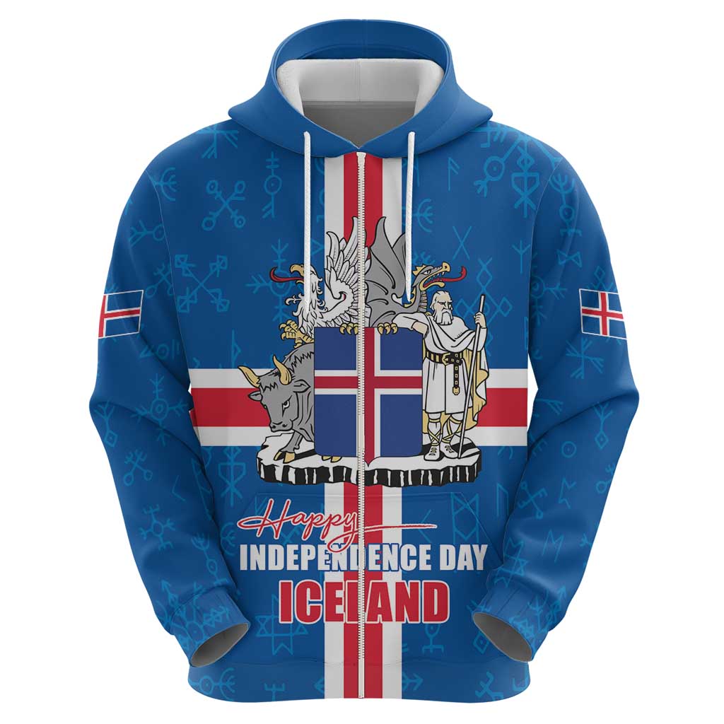 Iceland Icelandic National Day Hoodie Happy 81th Anniversary