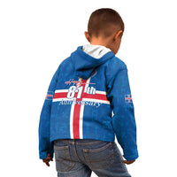 Iceland Icelandic National Day Kid Hoodie Happy 81th Anniversary