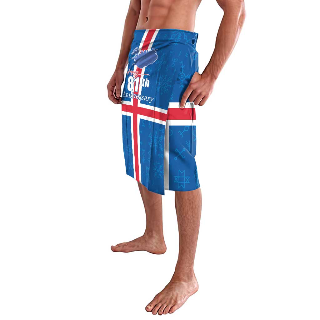 Iceland Icelandic National Day Lavalava Happy 81th Anniversary