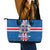 Iceland Icelandic National Day Leather Tote Bag Happy 81th Anniversary