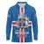Iceland Icelandic National Day Long Sleeve Polo Shirt Happy 81th Anniversary
