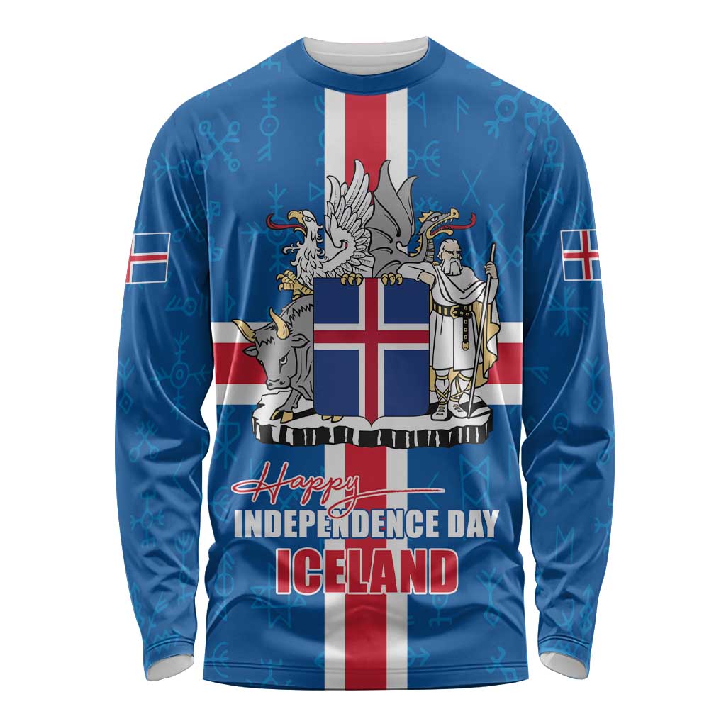 Iceland Icelandic National Day Long Sleeve Shirt Happy 81th Anniversary