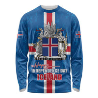 Iceland Icelandic National Day Long Sleeve Shirt Happy 81th Anniversary