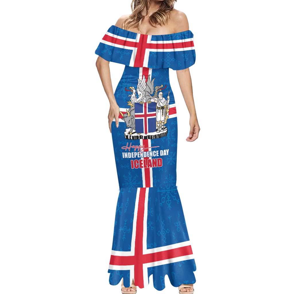 Iceland Icelandic National Day Mermaid Dress Happy 81th Anniversary