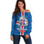Iceland Icelandic National Day Off Shoulder Sweater Happy 81th Anniversary